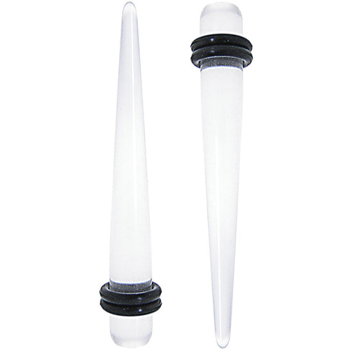 2G Clear UV Acrylic Straight Taper Set