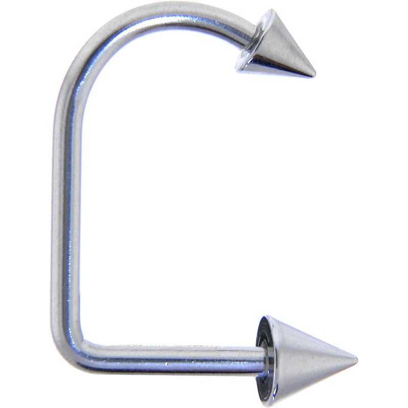 14G Stainless Steel LIPPYLOOP Spike Labret