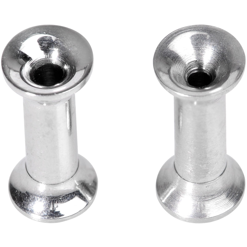10G Steel Internally Threaded Screw Fit Tunnel Plug Set