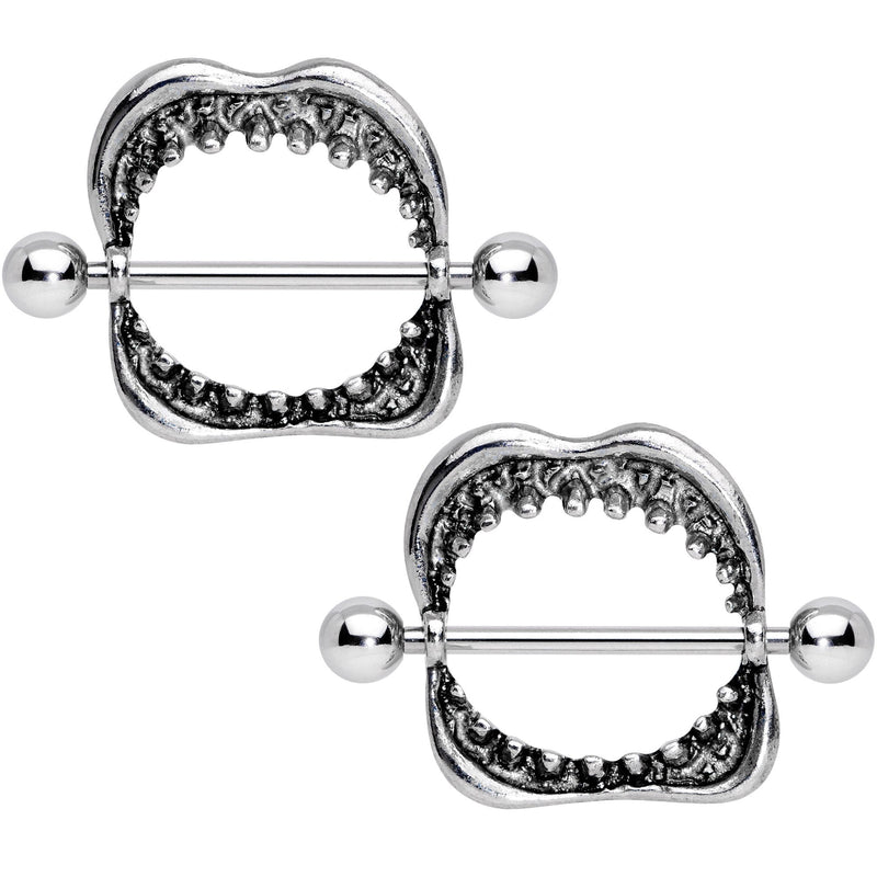 14G 7/8Chomp Chomp Chomp Nipple Shield Set