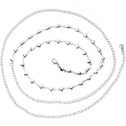 Every Body Love Your Body Heart Belly Chain