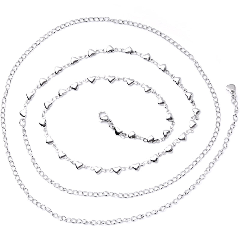 Every Body Love Your Body Heart Belly Chain