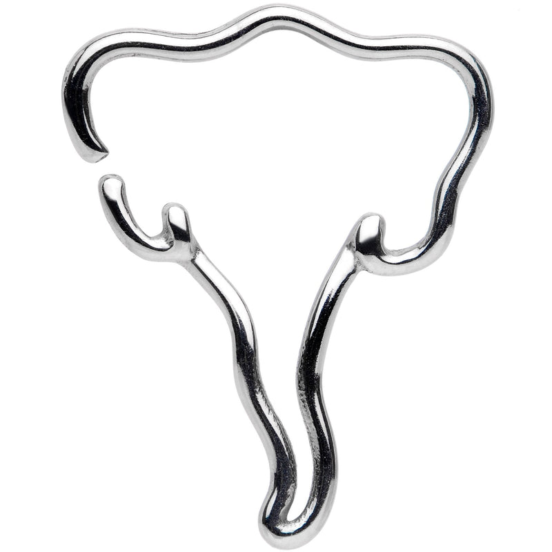 18G The Endless Elephant Closure Ring