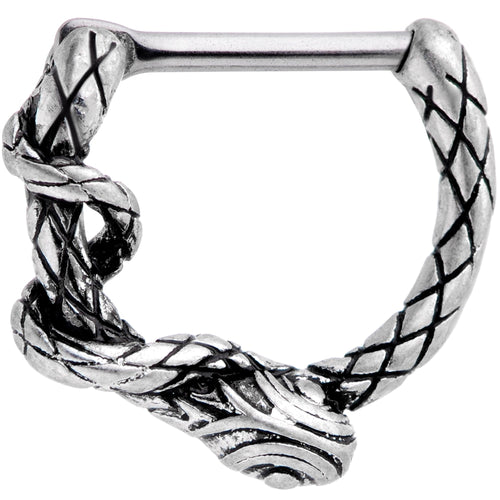 16G 5/16 Slithering Snake Septum Clicker