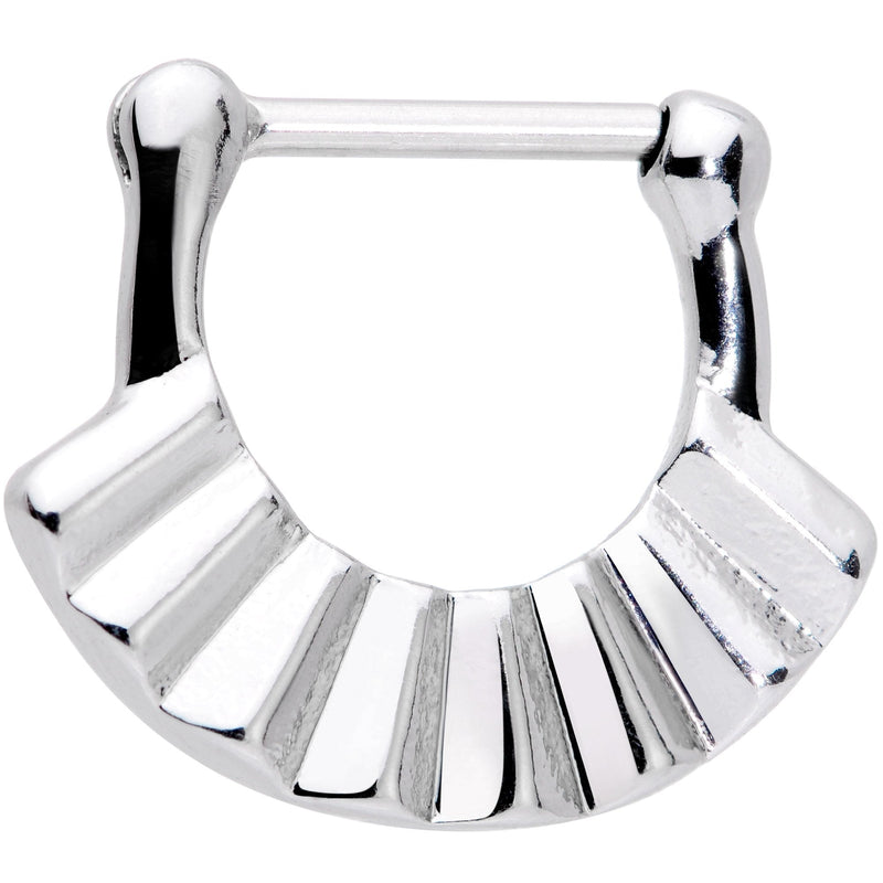 16G 5/16 Graceful Fan Septum Clicker