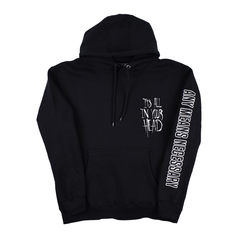 It's All In Your Head Pullover Hoodie Black