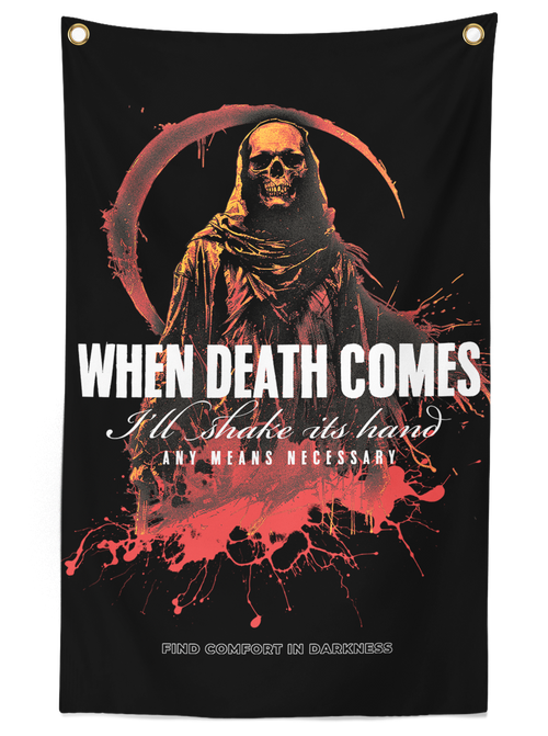 When Death Comes Banner