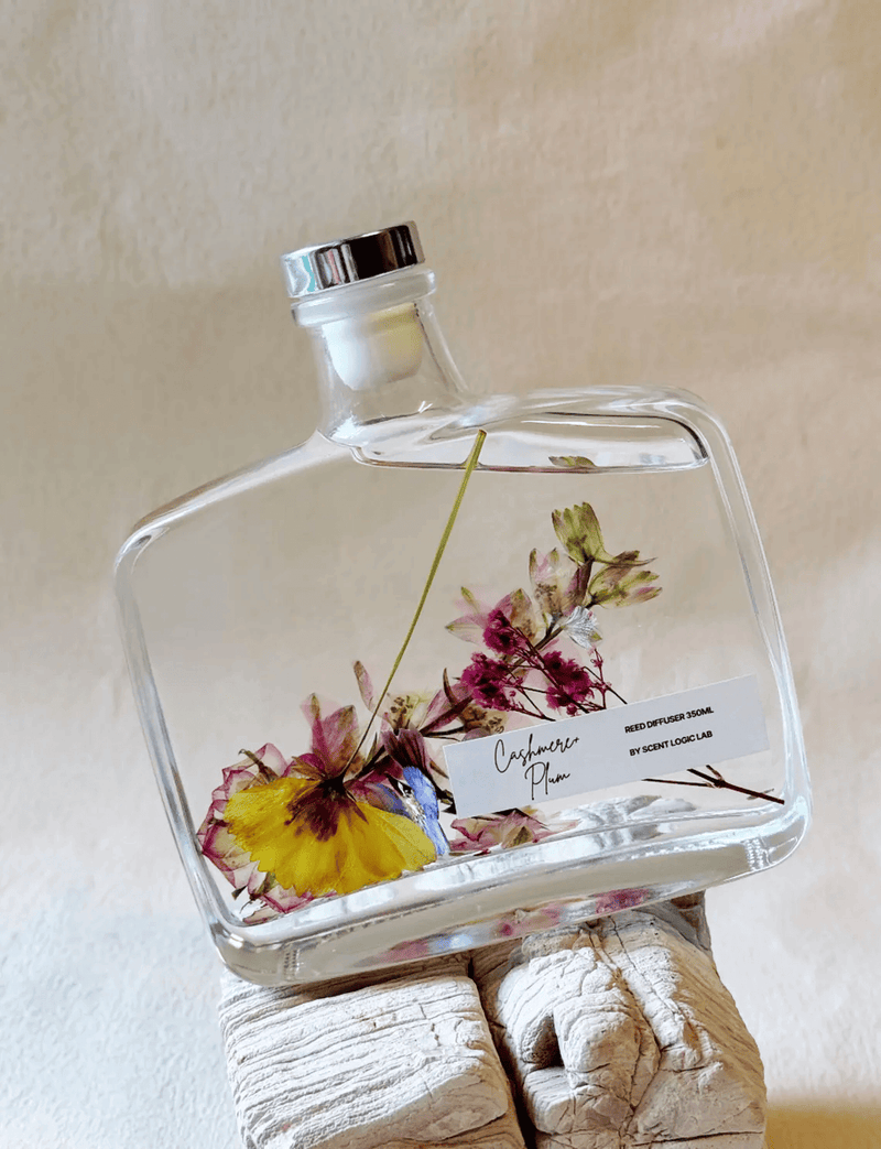 Handmade Botanical Reed Diffuser 12 OZ - Premium Aromatherapy Decor