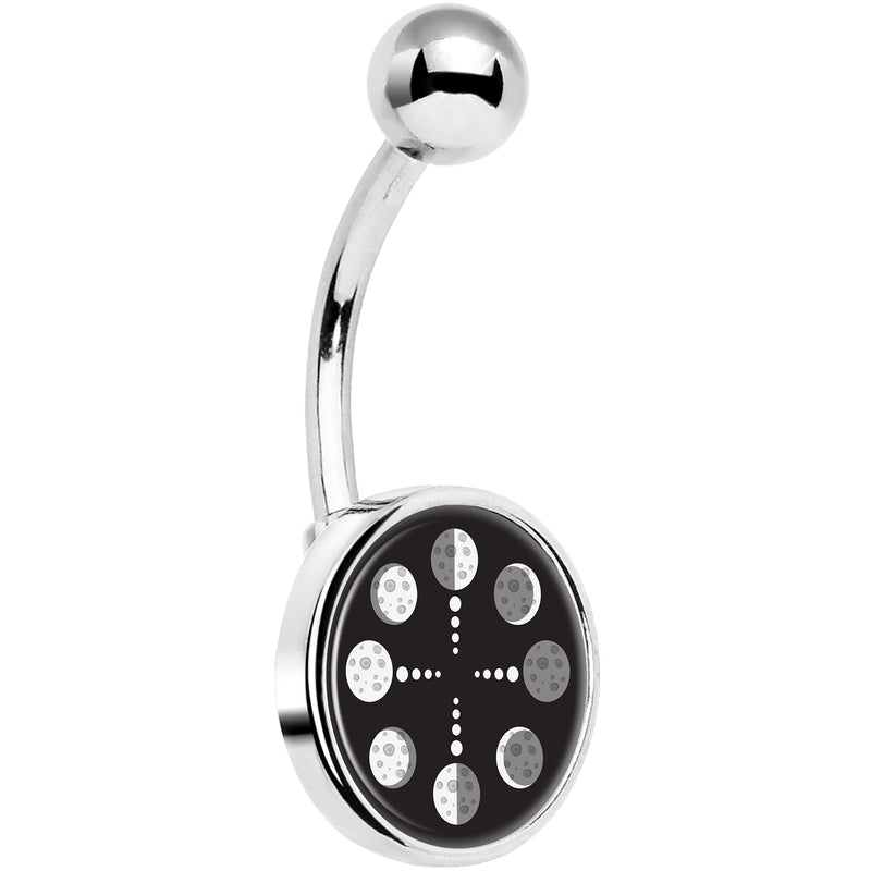 Phases of the Moon Belly Ring