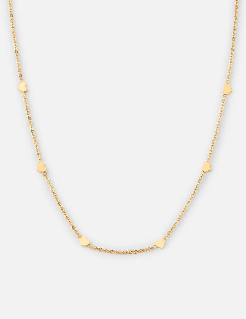 Dainty Heart Link Necklace