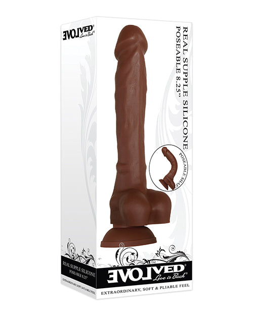 Evolved Real Supple Silicone Poseable Dark 8.25‚Äù