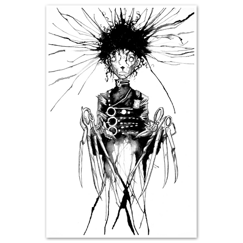 Edward Scissorhands Print
