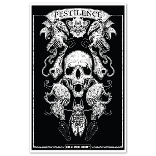 4 Horsemen Pestilence Print