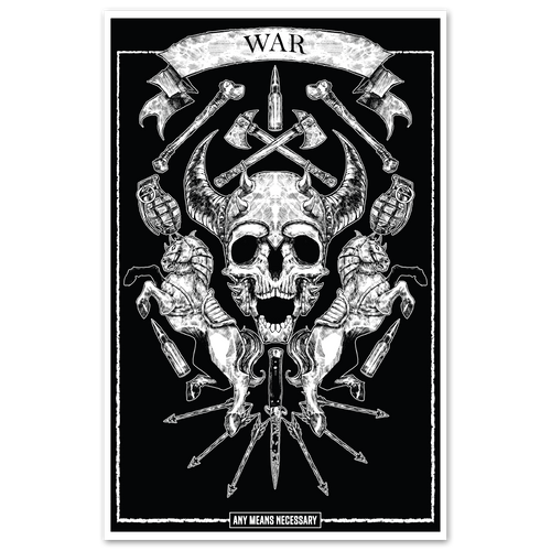 4 Horsemen War Print