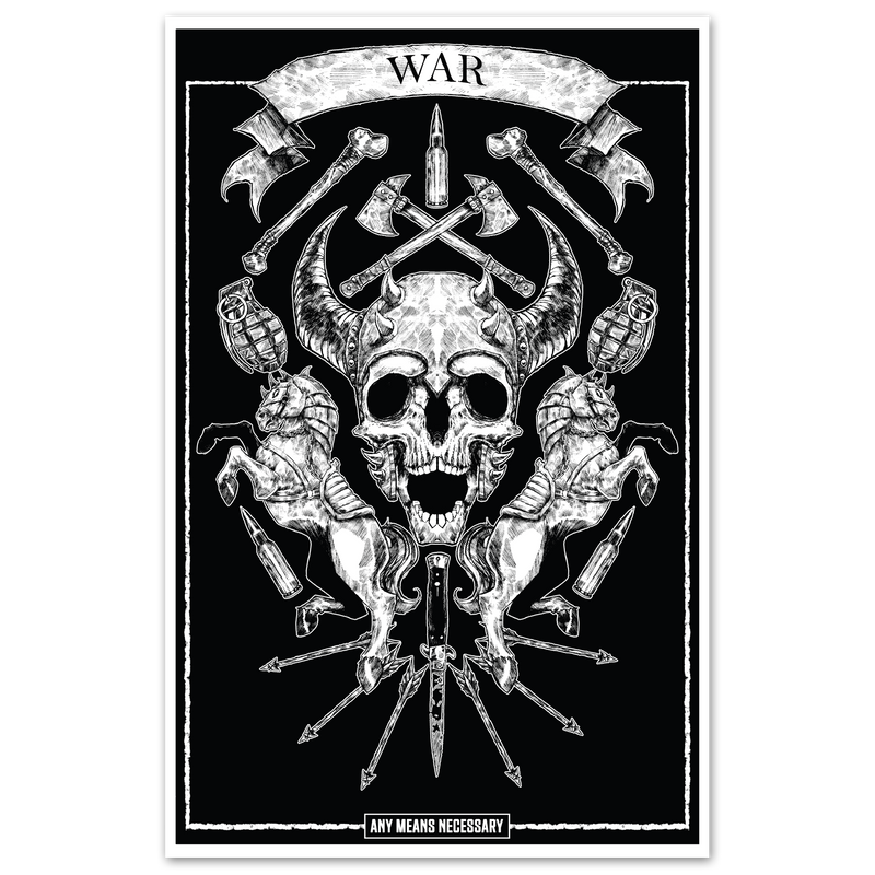 4 Horsemen War Print