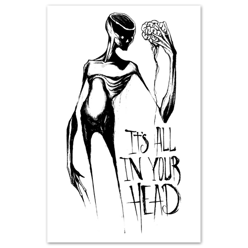 All In Your Head Print