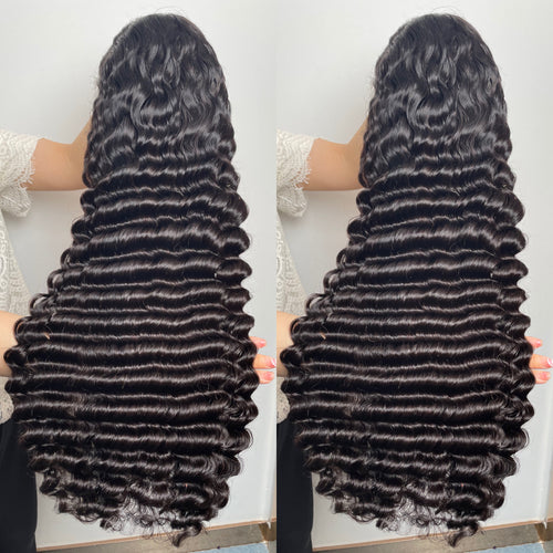 Bleached Knots 13x4 HD Full Frontal Wig Pineapple Wave with Preplucked Hairline