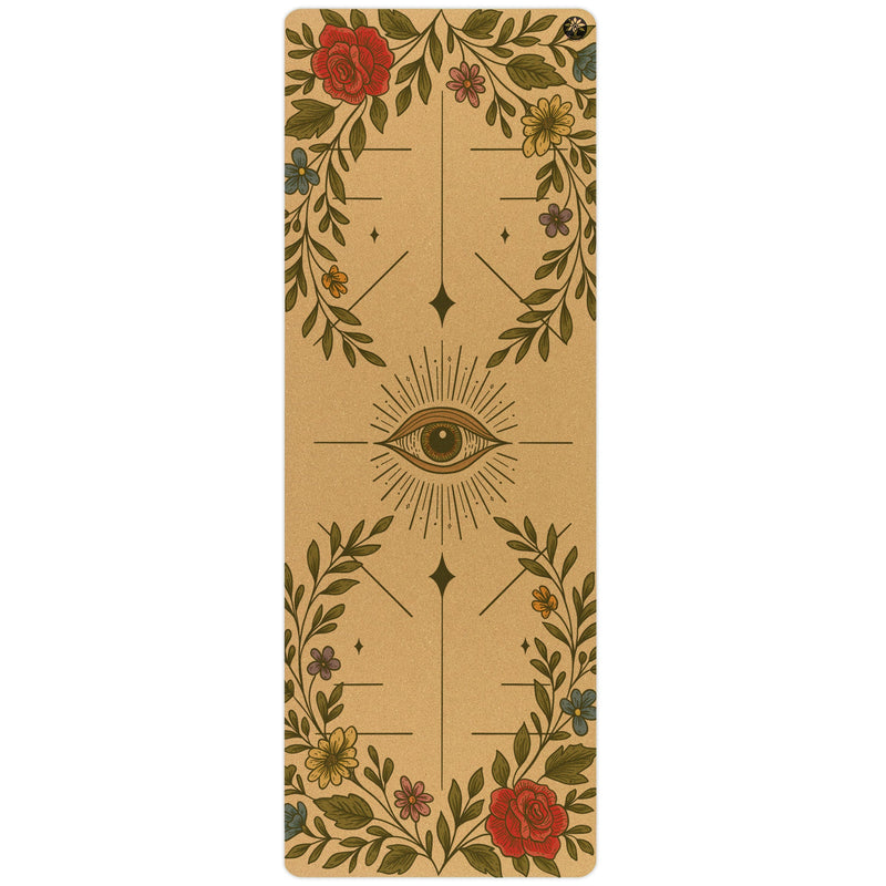 Infinite Bloom Aura Cork Yoga Mat