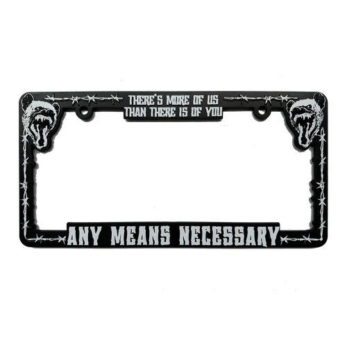 More of Us License Plate Holder