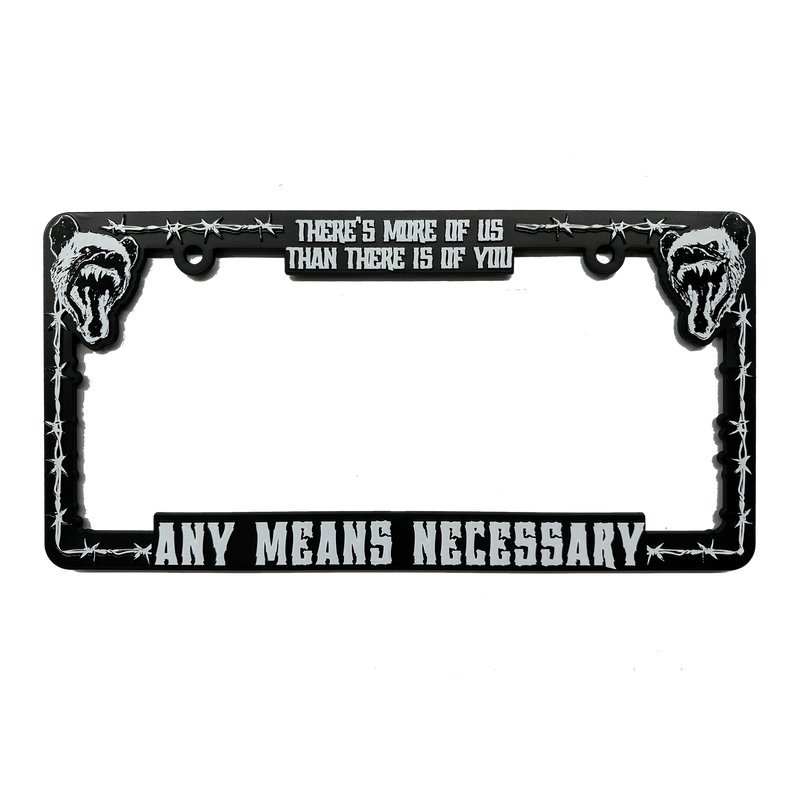 More of Us License Plate Holder