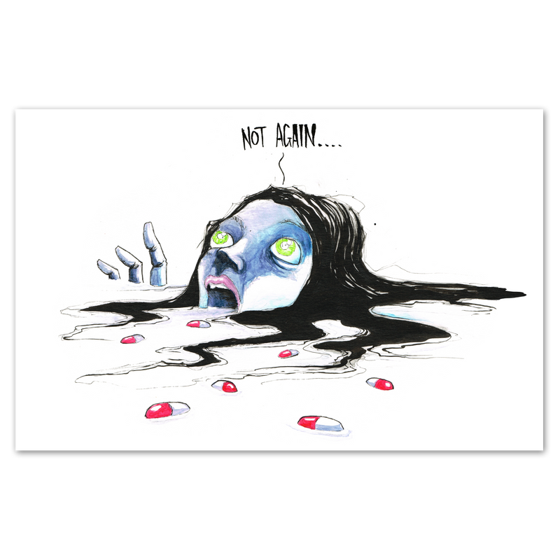Not Again Print