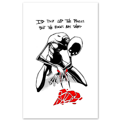 Pieces Print
