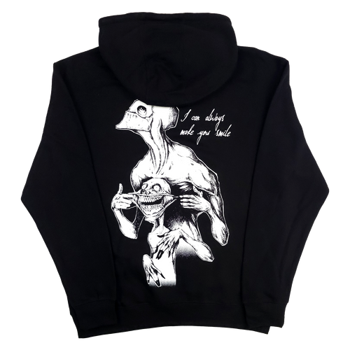 Always Smile Pullover Hoodie Black