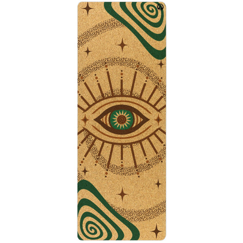Swirly Flow Nomad Cork Yoga Mat