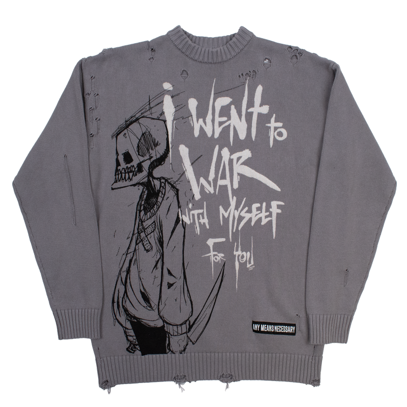 War with Myself Knit Sweater