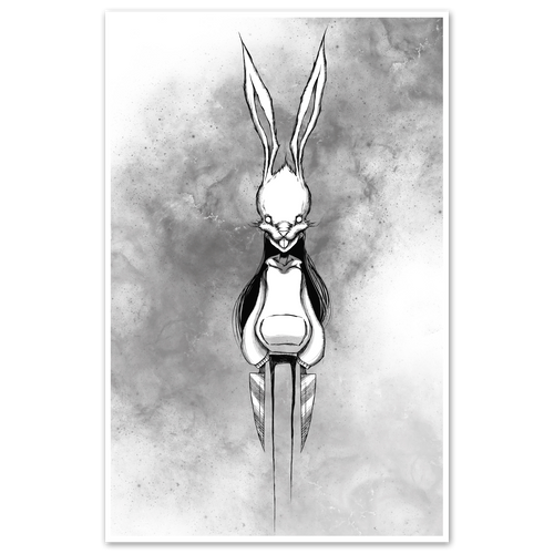 White Rabbit Print