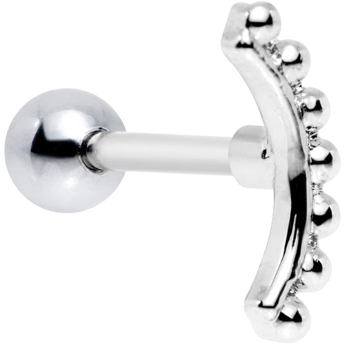 16G 1/4 Crescent Arc Cartilage Tragus Earring