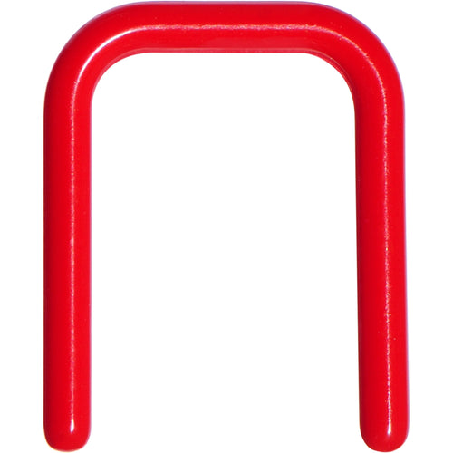 16G 7/16 Red Flexible Bioplast Square Septum Retainer