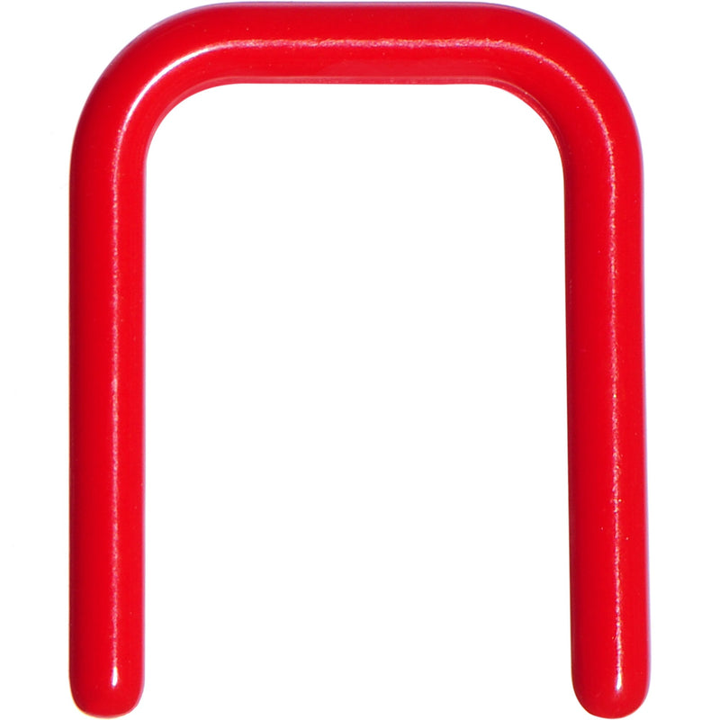 16G 7/16 Red Flexible Bioplast Square Septum Retainer