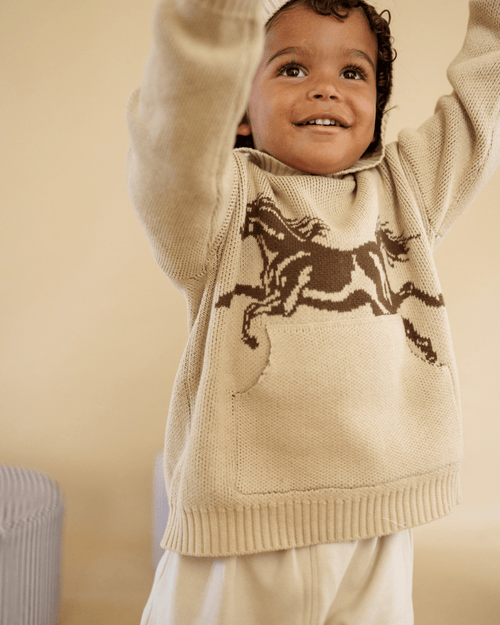 Horse Knit Hoodie