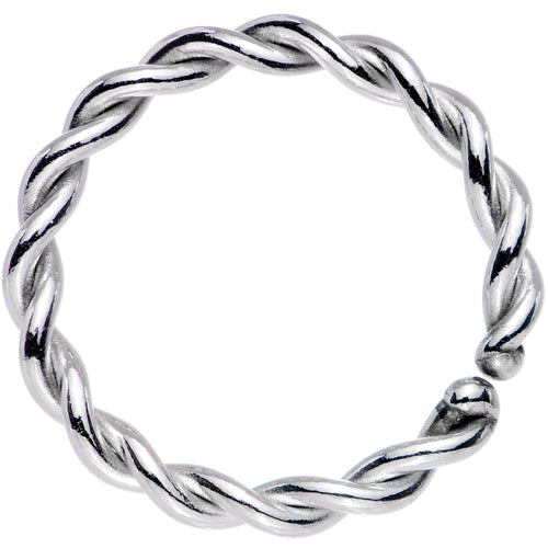 14G 3/8 Annealed Steel Seamless Braided Circular Ring