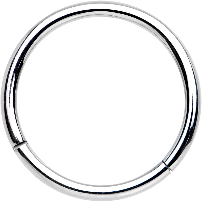 16G 1/2 Solid G23 Implant Grade Titanium Hinged Segment Ring