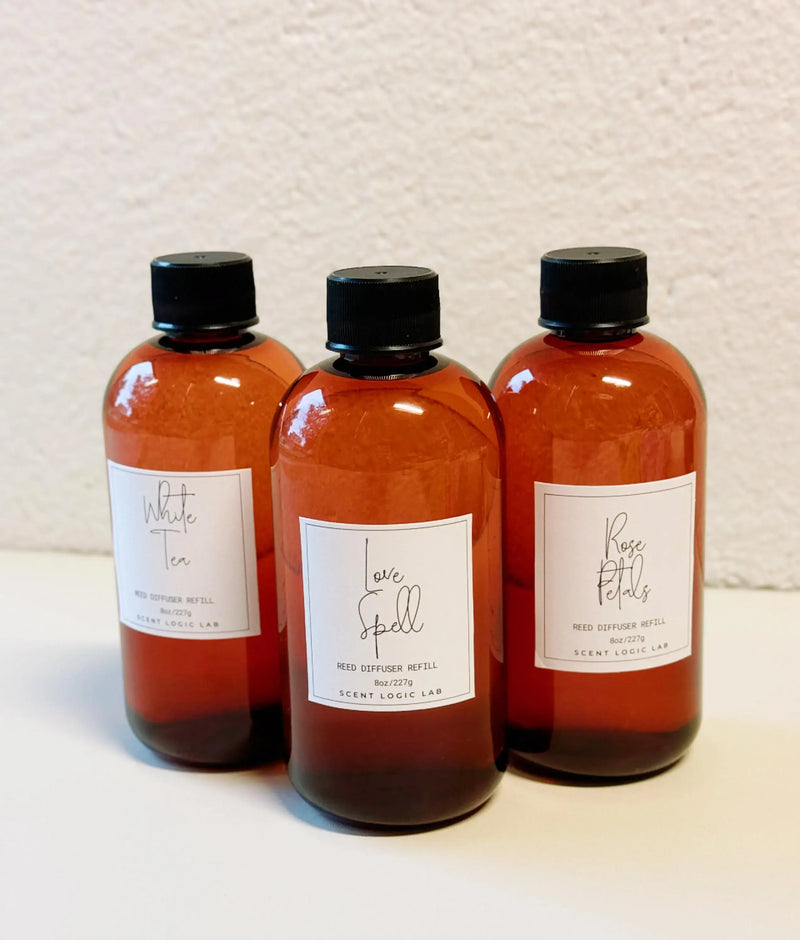 Reed Diffuser Refill – 8oz | Nature Scents, Essential Oil Infused